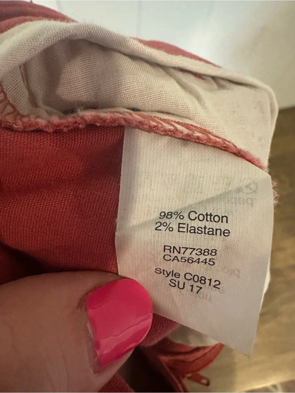 J.Crew Frankie Chino Shorts Women’s Size 4 Pink Cotton Summer Casual